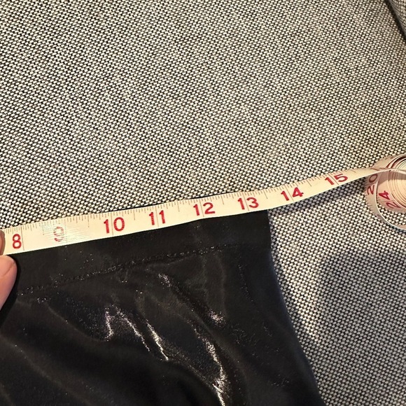 JS COLLECTIONS Shimmery Organza Tulle Maxi Skirt 3 Layers, Black | Sz 4 - Picture 7 of 9